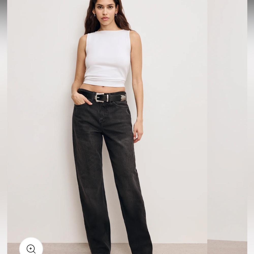 Good American “Good 90’s” Relaxed Jeans - Black - Women's Jeans